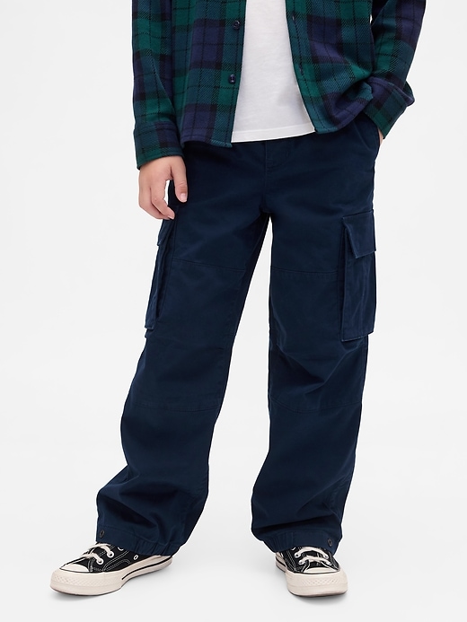 Image number 3 showing, Kids Jersey-Lined Cargo Pants