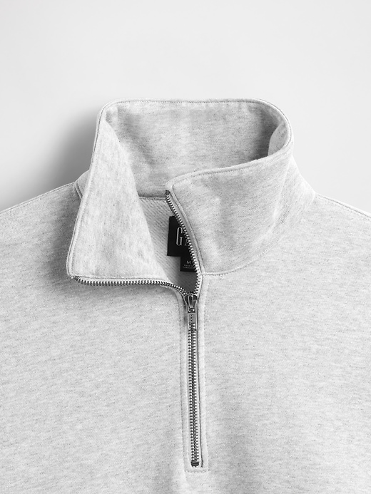 Image number 4 showing, Heavyweight Oversized Quarter-Zip Pullover