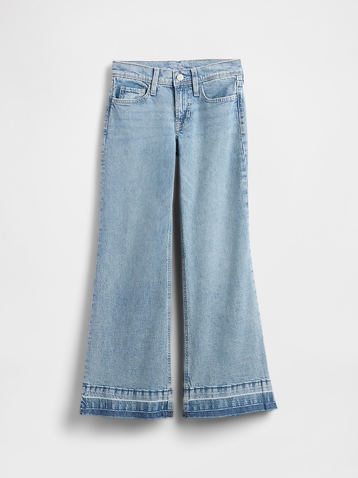 Image number 2 showing, Kids Low Rise Relaxed Flare Jeans