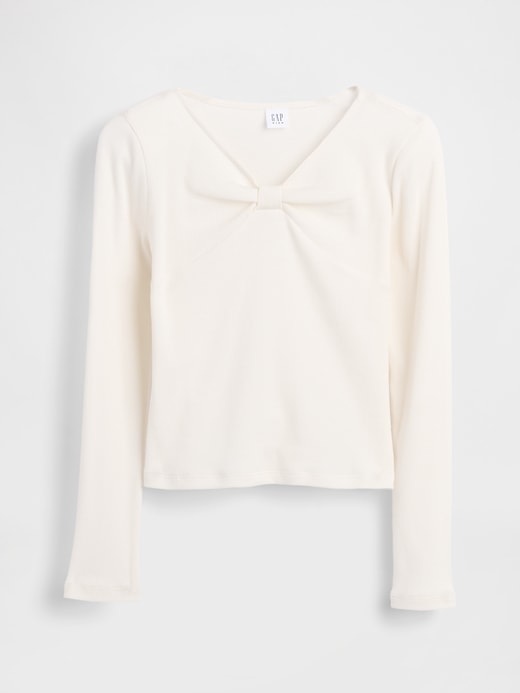 L'image numéro 2 présente T-shirt à col noué pour Enfant