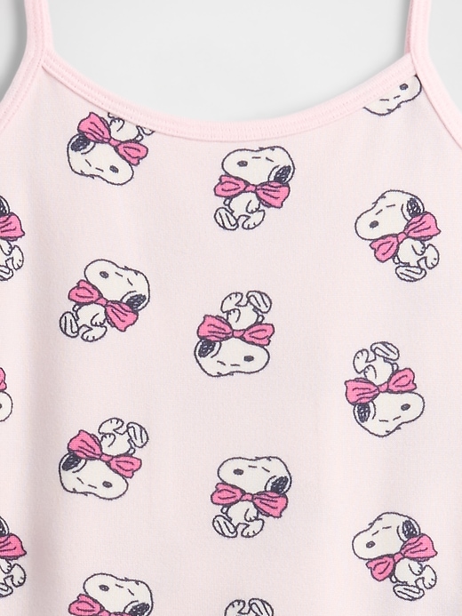 Image number 4 showing, Kids Snoopy Recycled Tank PJ Set