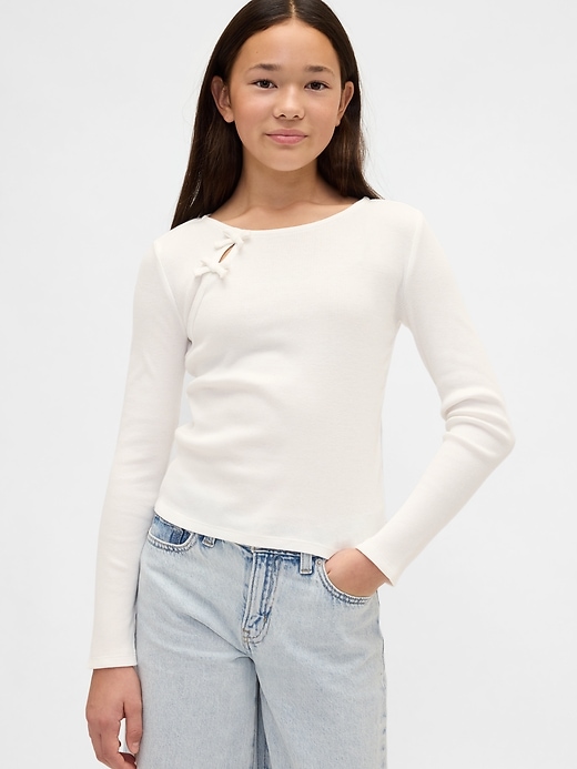 Image number 1 showing, Kids Rib Bow T-Shirt