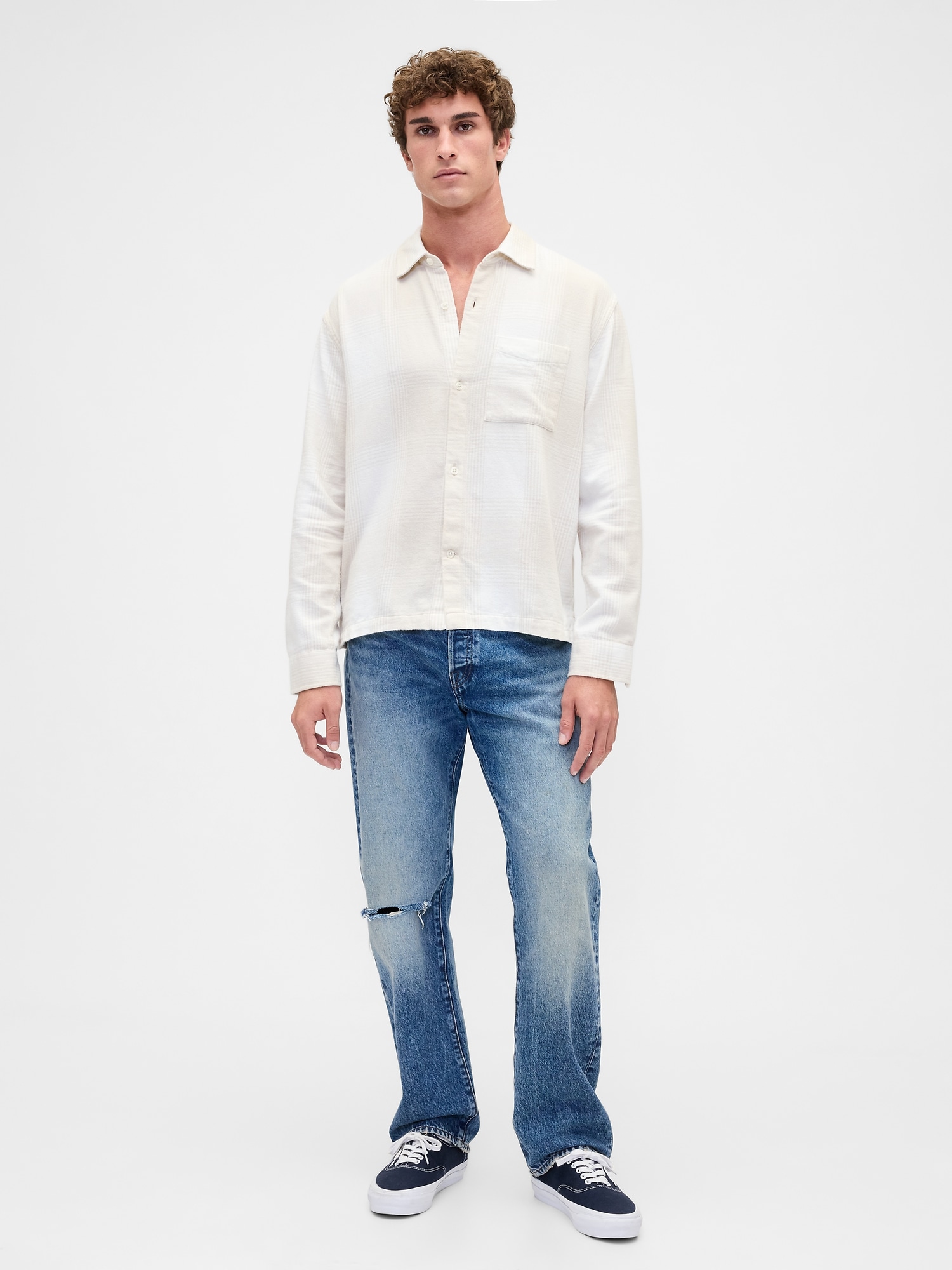 Relaxed Flannel Shirt
