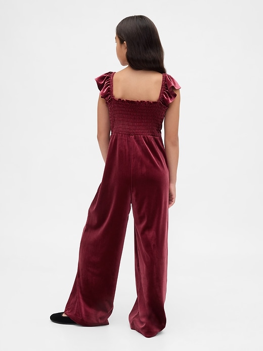 Image number 3 showing, Kids Velvet Jumpsuit