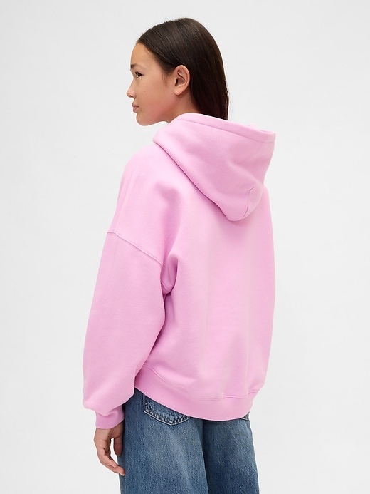 Image number 3 showing, Kids VintageSoft Oversized Heart Logo Hoodie