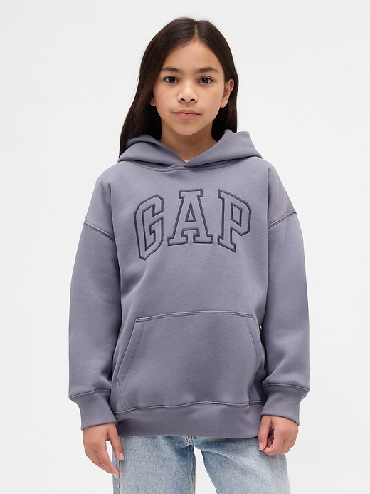 Image number 2 showing, Kids VintageSoft Relaxed Logo Hoodie