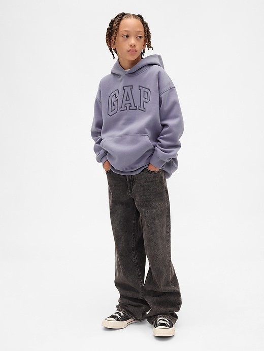 Image number 4 showing, Kids VintageSoft Relaxed Logo Hoodie