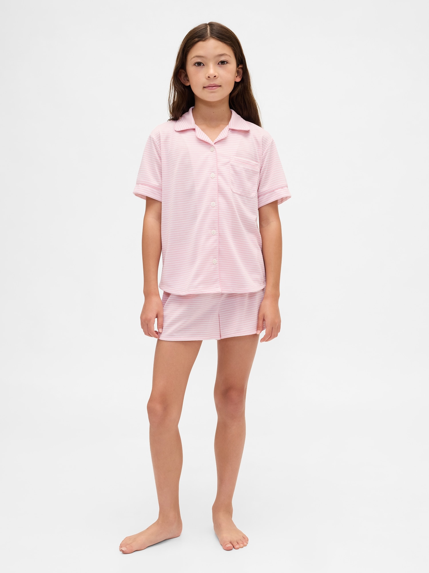 Kids Recycled PJ Short Set