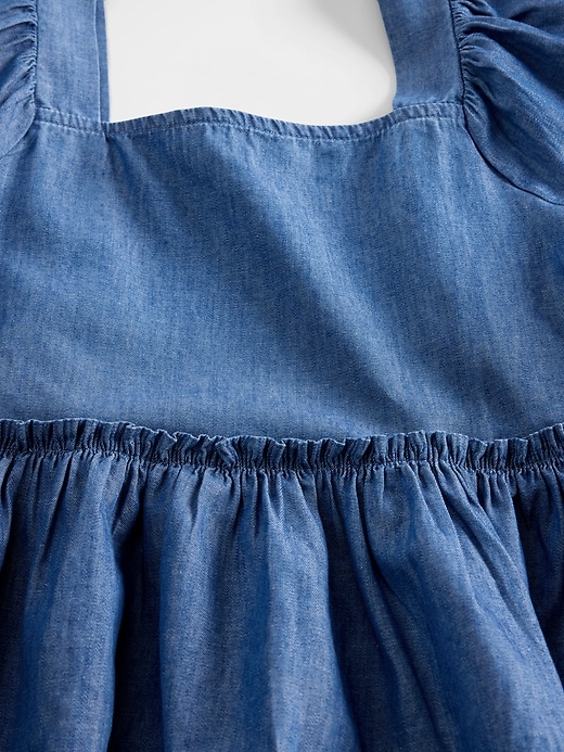 Image number 5 showing, Kids Chambray Peplum Top