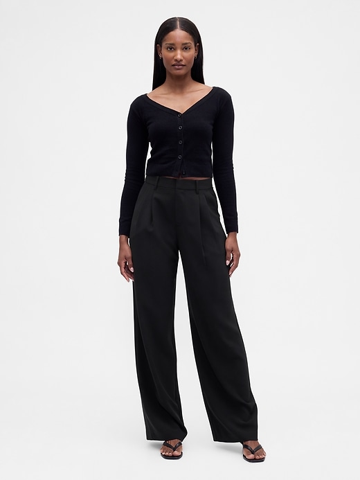 L'image numéro 1 présente Pantalon 365 profilé à taille haute à plis