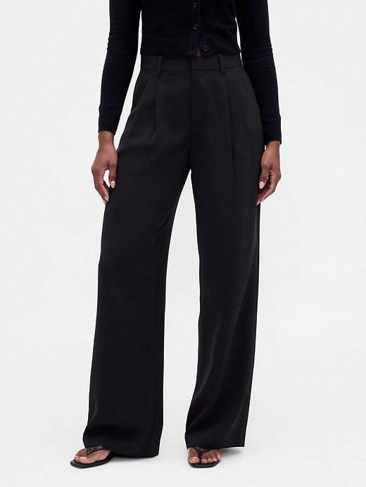 L'image numéro 2 présente Pantalon 365 profilé à taille haute à plis