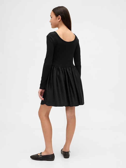 Image number 3 showing, Kids Modern Mixed Media Dress