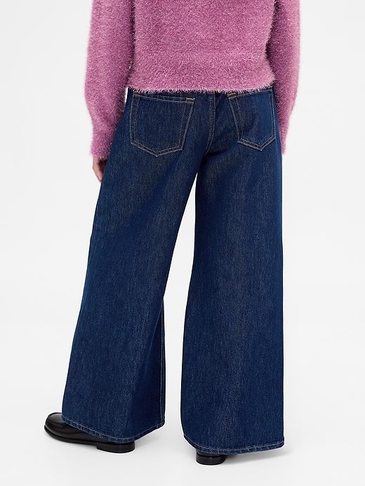 Image number 4 showing, Kids Low Rise Baggy Metallic Jeans
