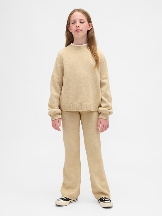 Image number 1 showing, Kids CashSoft Flare Sweater Pants