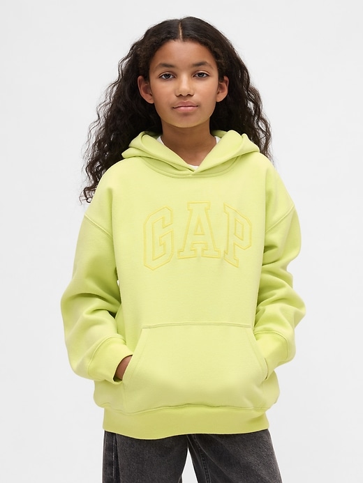 Image number 2 showing, Kids VintageSoft Relaxed Logo Hoodie