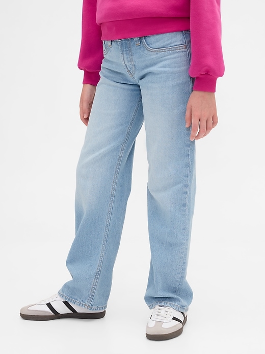 Image number 3 showing, Kids Low Rise Straight Jeans