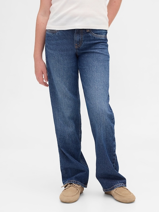 Image number 3 showing, Kids Low Rise Straight Jeans