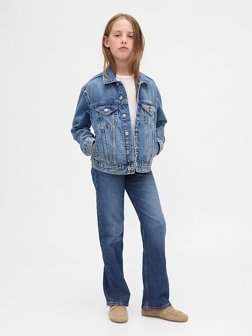 Image number 1 showing, Kids Low Rise Straight Jeans
