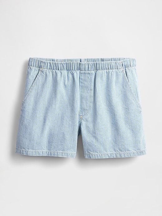 Image number 7 showing, Mid Rise Easy Denim Boxer Shorts