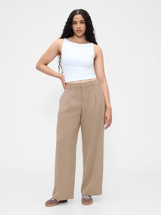 Image number 5 showing, 365 Low Rise Pleated Wide-Leg Trousers