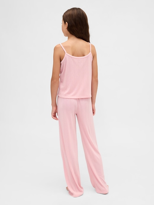 Image number 3 showing, Kids Recycled Pointelle Tank PJ Set