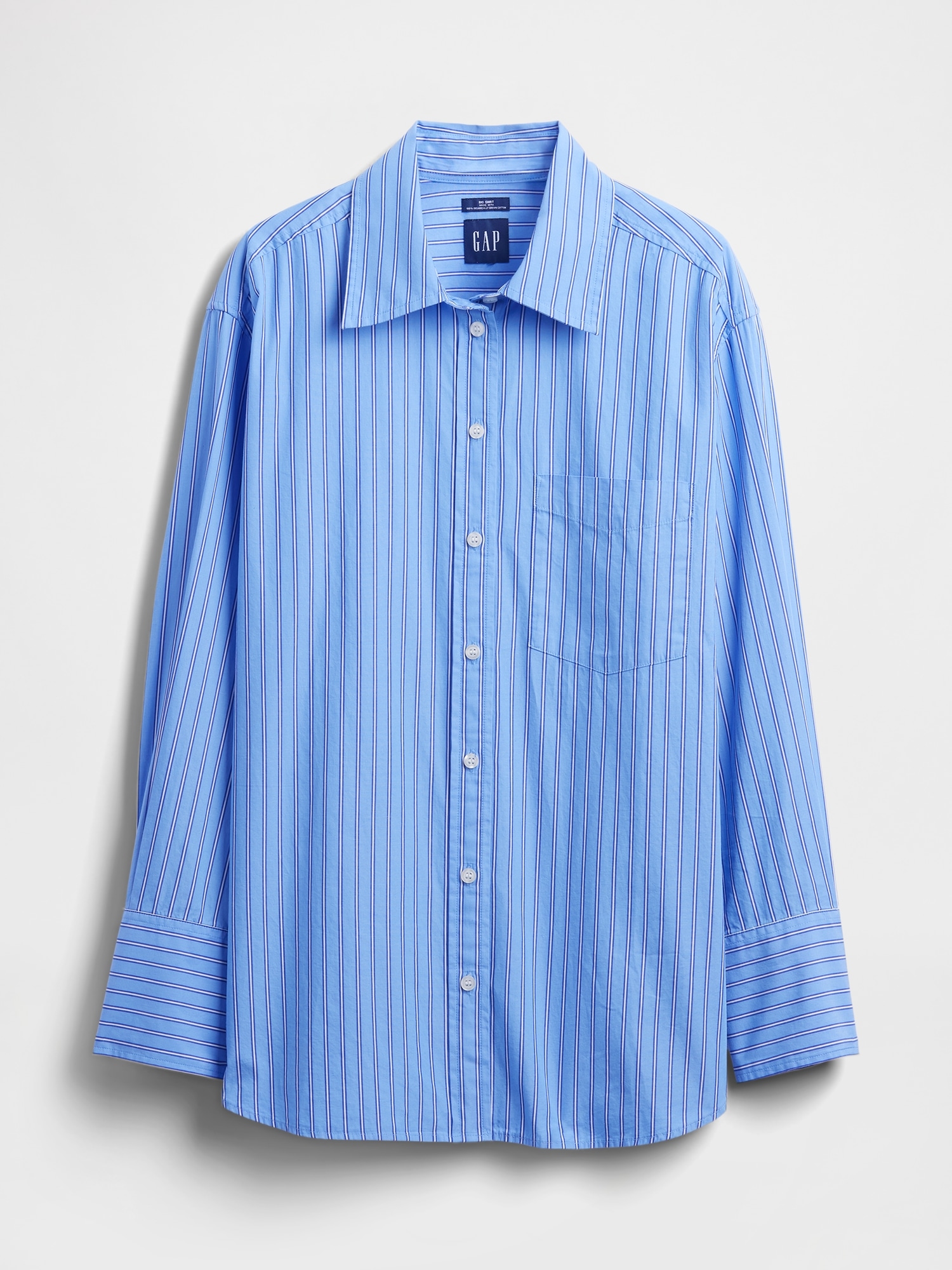 Organic Cotton Poplin Big Shirt