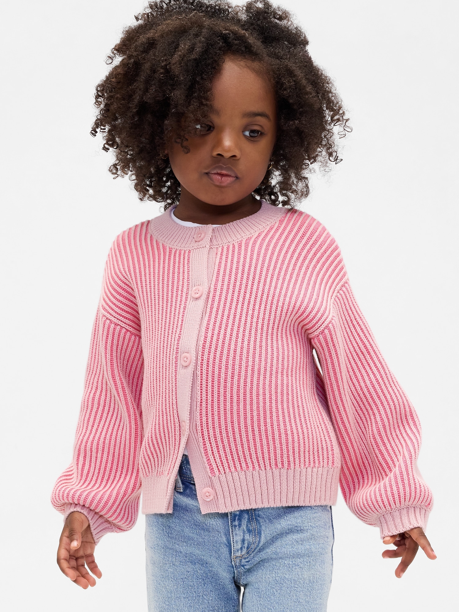 Baby & Toddler Crewneck Cardigan Sweater