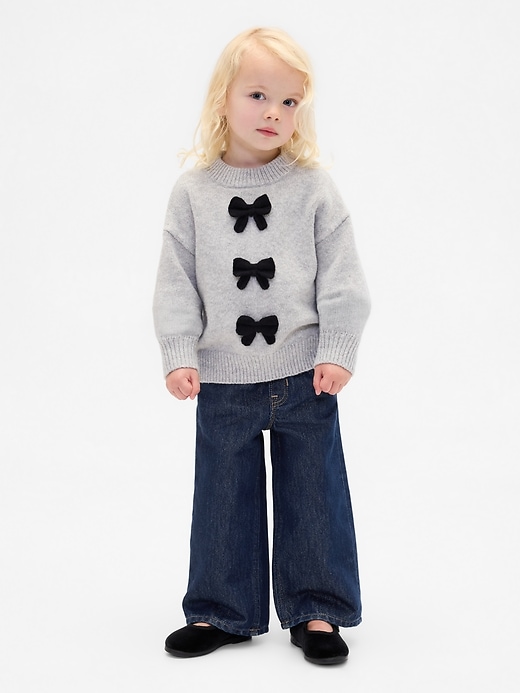 Image number 1 showing, Baby & Toddler Metallic Pull-On Baggy Jeans