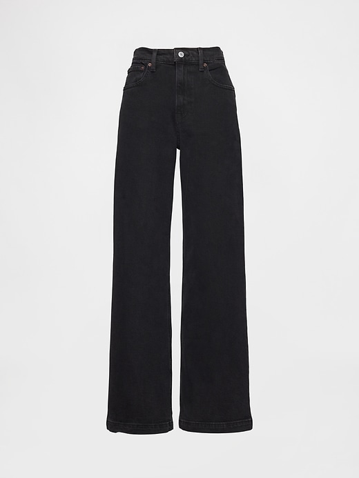 Image number 7 showing, High Rise Stride Wide-Leg Jeans