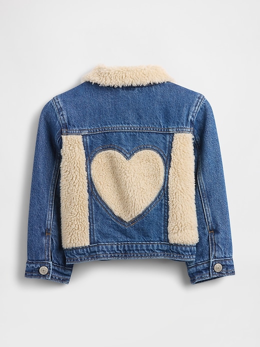 Image number 3 showing, Baby & Toddler Sherpa Icon Denim Jacket