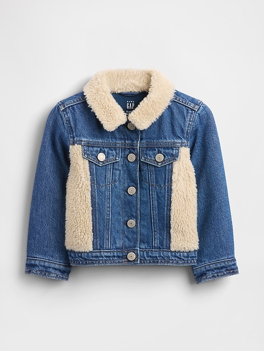 Image number 2 showing, Baby & Toddler Sherpa Icon Denim Jacket