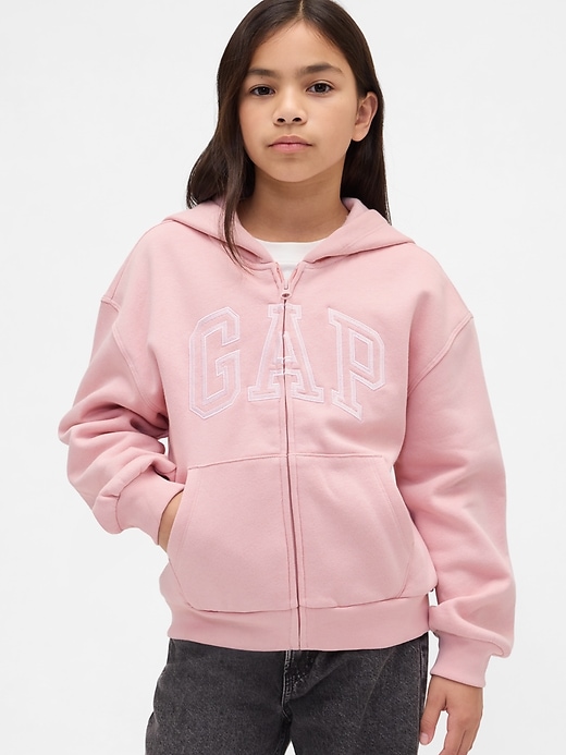 Image number 1 showing, Kids VintageSoft Gap Arch Logo Hoodie