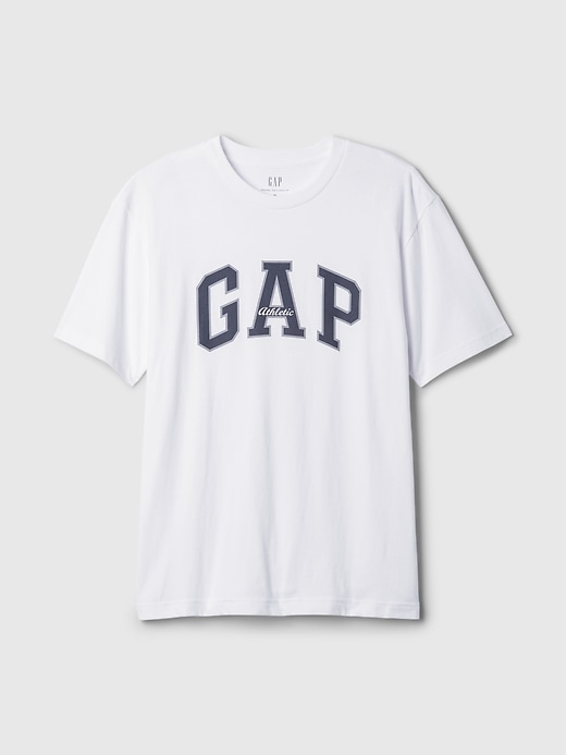 L'image numéro 5 présente T-shirt à logo Gap incurvé