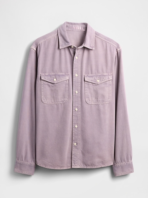 Image number 5 showing, UltraSoft Denim Relaxed Shirt