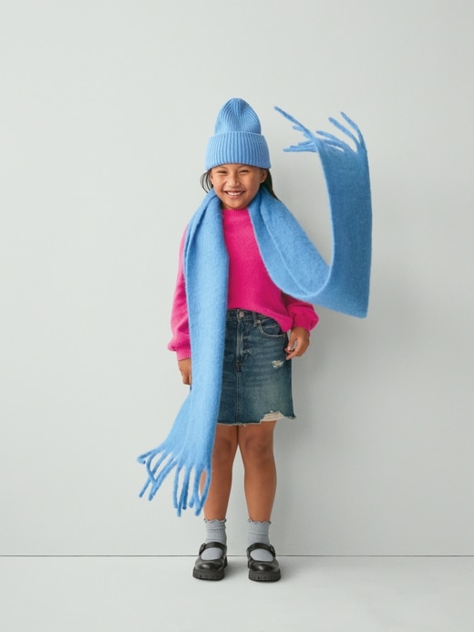 Image number 6 showing, Kids High Rise Denim Skirt