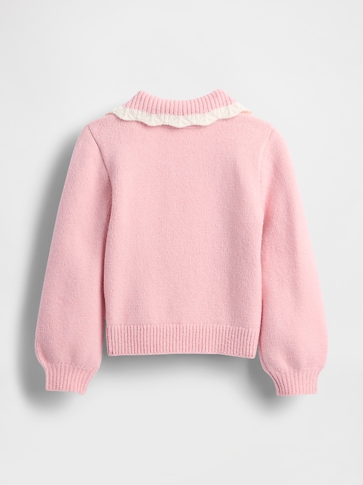 Image number 3 showing, Baby & Toddler CashSoft Collared Sweater