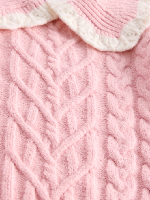 Image number 4 showing, Baby & Toddler CashSoft Collared Sweater