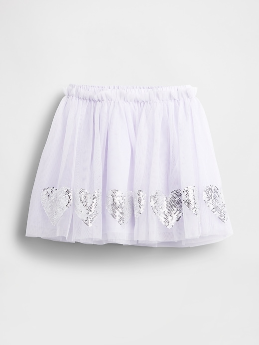 Image number 2 showing, Baby & Toddler Tulle & Sequin Heart Skirt