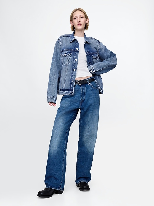 L'image numéro 5 présente Veste en denim emblématique classique