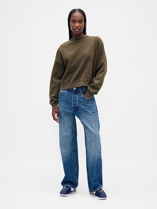 Image number 2 showing, VintageSoft Wedge Crewneck Sweatshirt