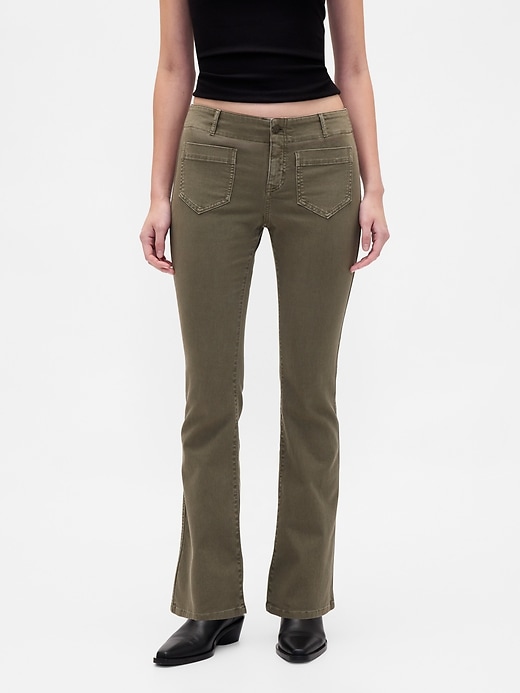 Image number 2 showing, Low Rise Twill Long & Lean Pants