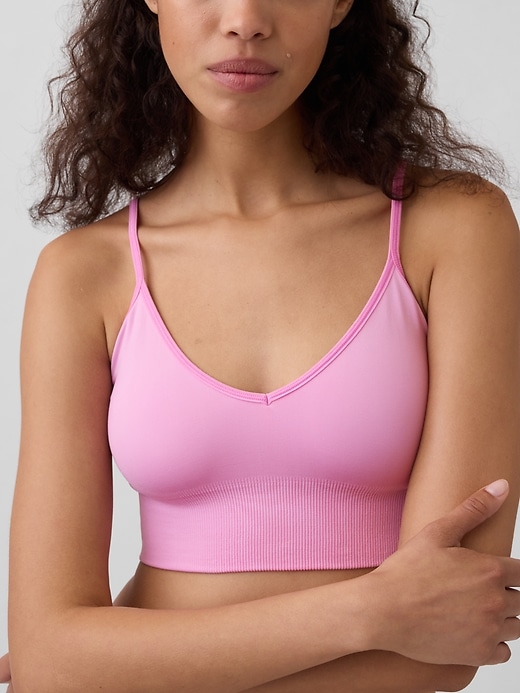 Image number 3 showing, Seamless Plunge Bralette