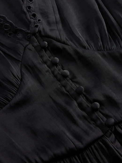 Image number 4 showing, Eyelet V-Neck Peplum Top