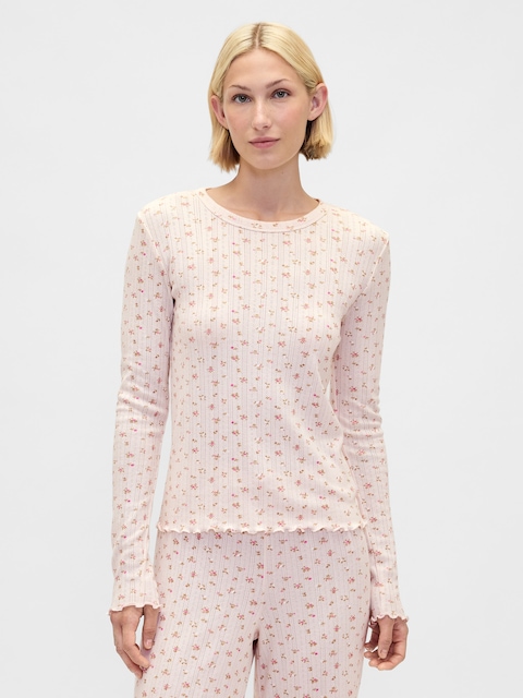 Pointelle PJ Top