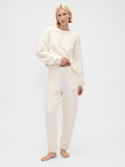 Image number 1 showing, CashSoft Boucle Sweater Joggers