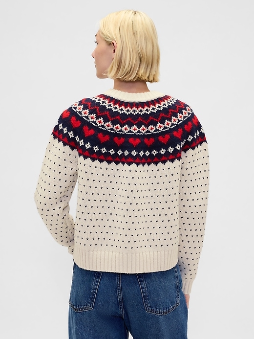 Image number 3 showing, Cotton-Blend Raglan Crewneck Sweater