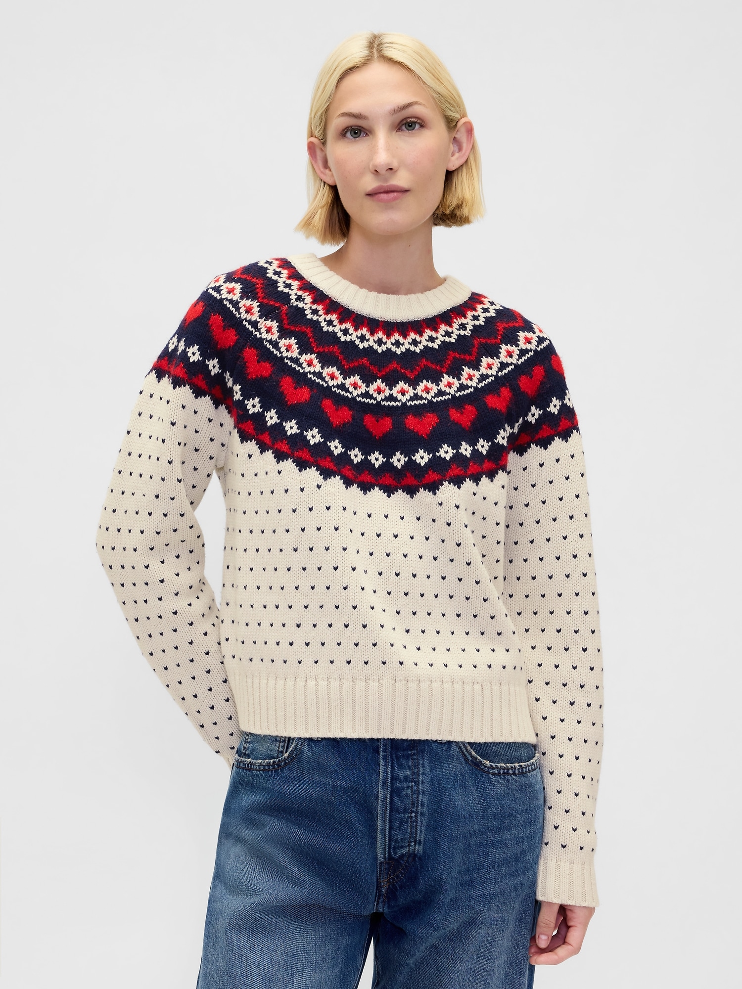 Cotton-Blend Raglan Crewneck Sweater