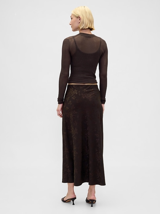 Image number 2 showing, Maxi Slip Skirt