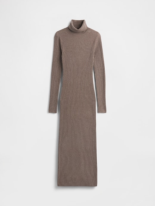 Image number 5 showing, CashSoft Turtleneck Maxi Sweater Dress