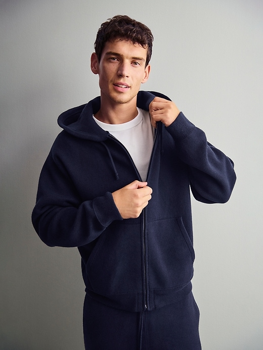 Image number 5 showing, Heavyweight CashSoft Zip Sweater Hoodie